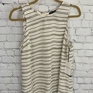 Cream marker stripe shirt